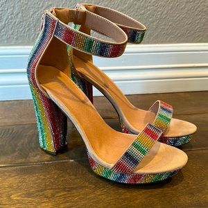 Rainbow shoes